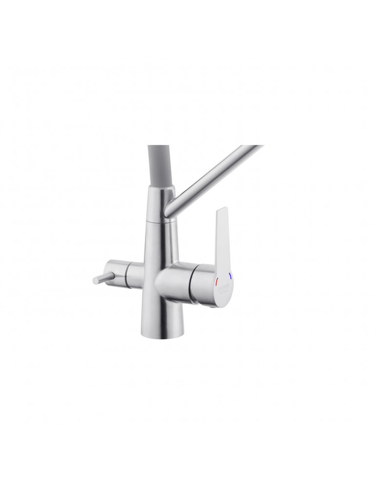 Змішувач для кухні з підключенням до фільтра Kroner KRP Edelstahl Klassisch - ESG03817GRA | купити | SilverGoose.com.ua.com.ua