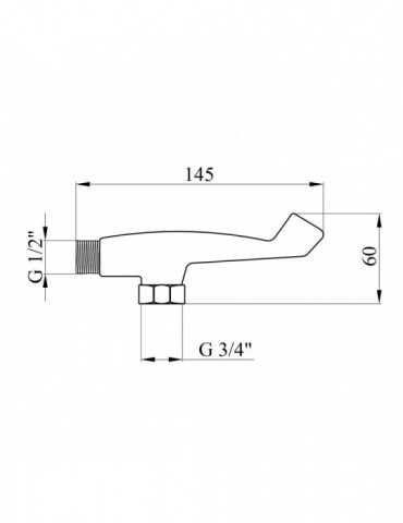 Тримач для душу Kroner KRM - C919 | купити | SilverGoose.com.ua.com.ua