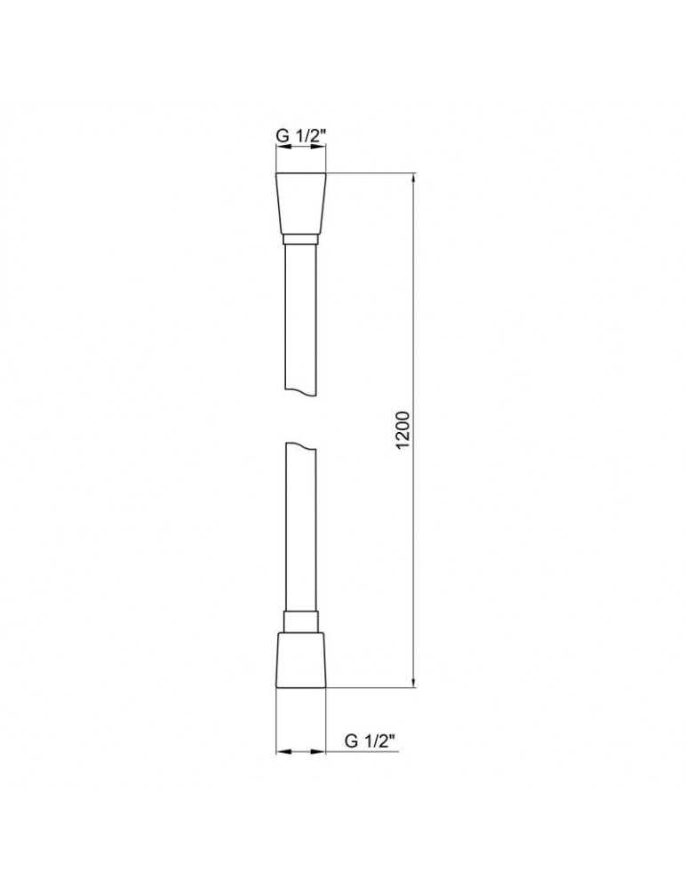 Шланг для душу Kroner KRM - C608 Anti-Twist 120 см | купити | SilverGoose.com.ua.com.ua