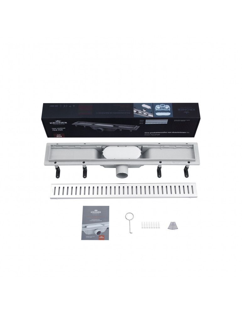 Трап лінійний Kroner KRP Harz S70 Sektion | купити | SilverGoose.com.ua.com.ua