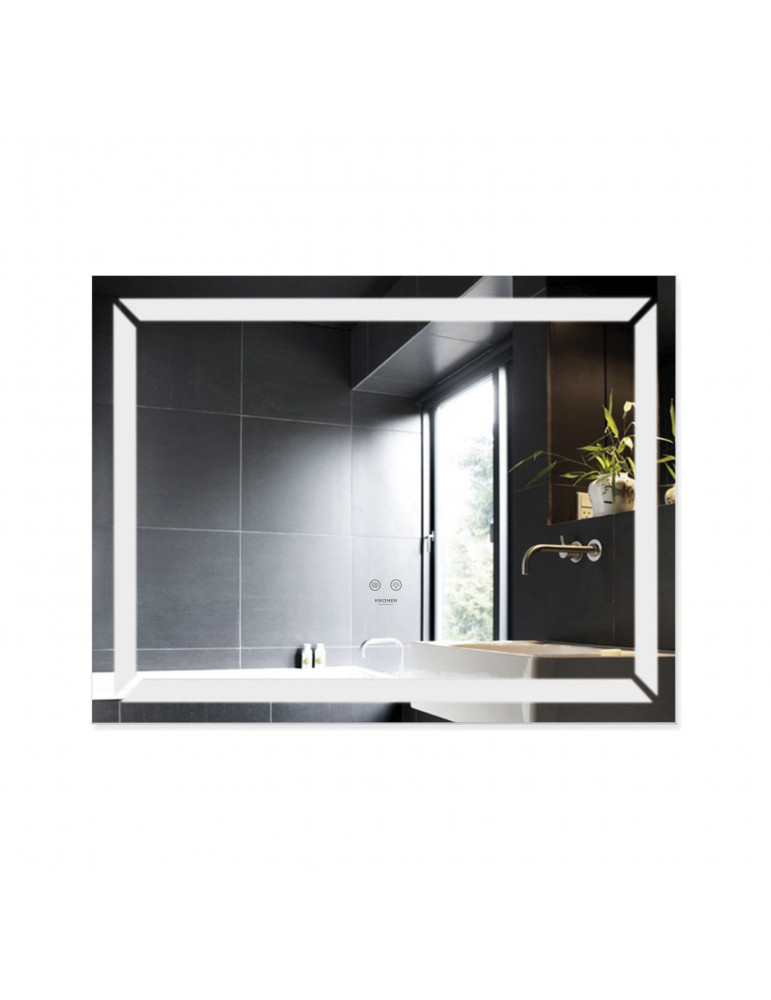 Дзеркало Kroner KRP Spiegel HR1 - 9070 з LED-підсвічуванням та антизапотіванням | купити | SilverGoose.com.ua.com.ua