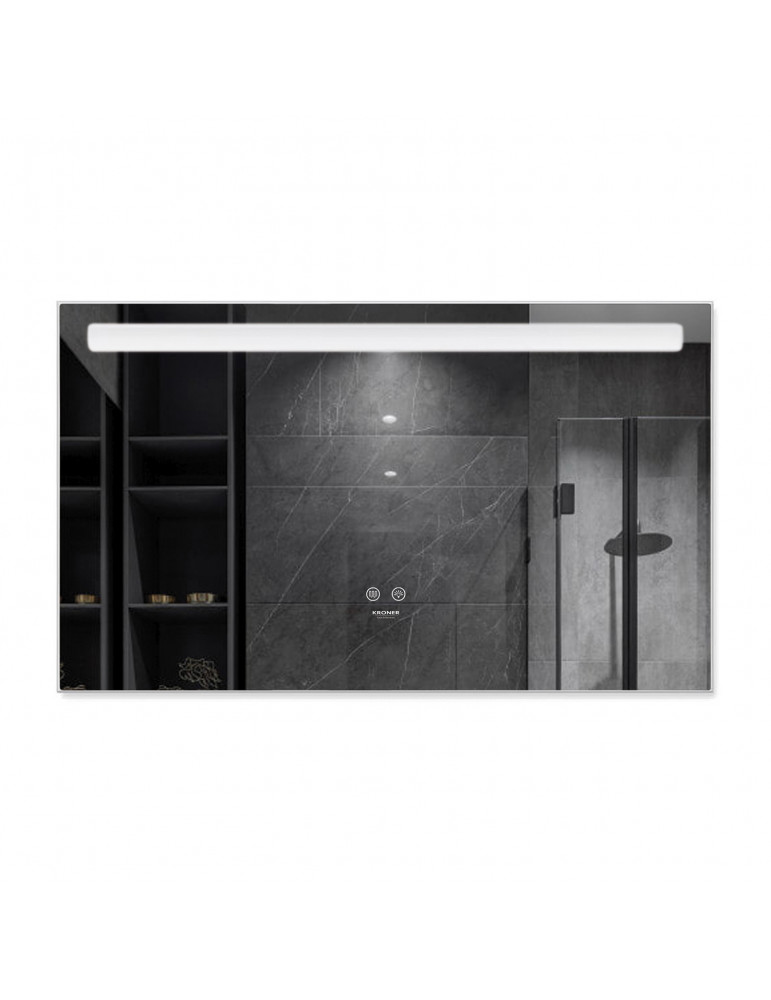 Дзеркало Kroner KRP Spiegel HR4 - 10060 з LED-підсвічуванням та антизапотіванням | купити | SilverGoose.com.ua.com.ua