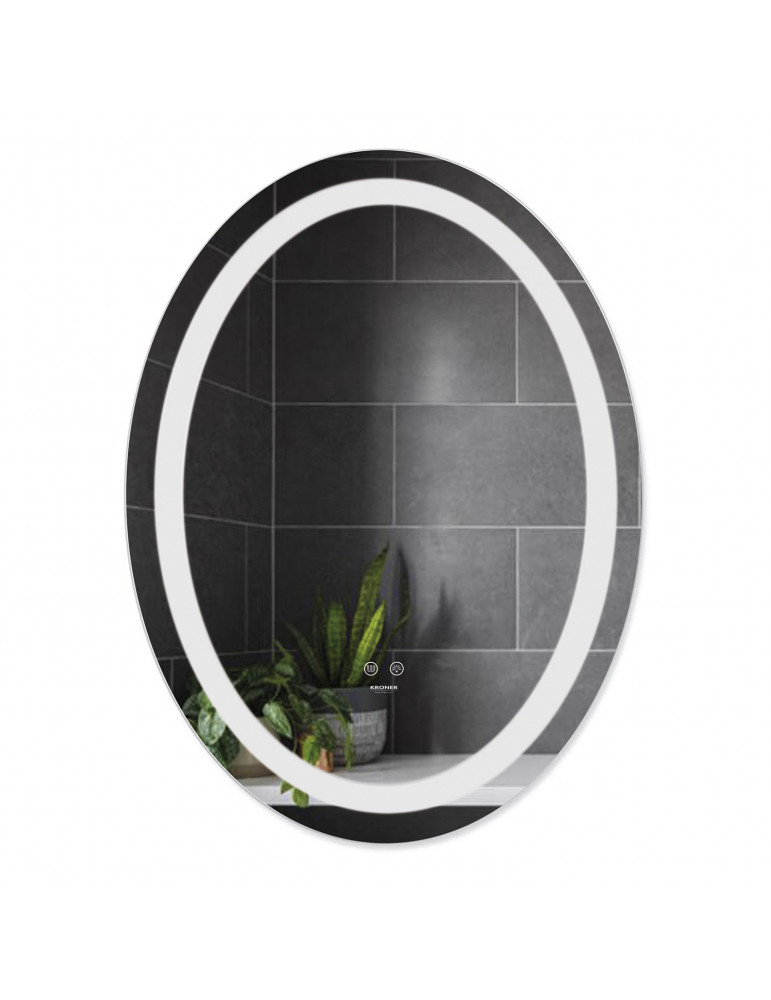Дзеркало Kroner KRP Spiegel VO1 - 5070 з LED-підсвічуванням та антизапотіванням | купити | SilverGoose.com.ua.com.ua