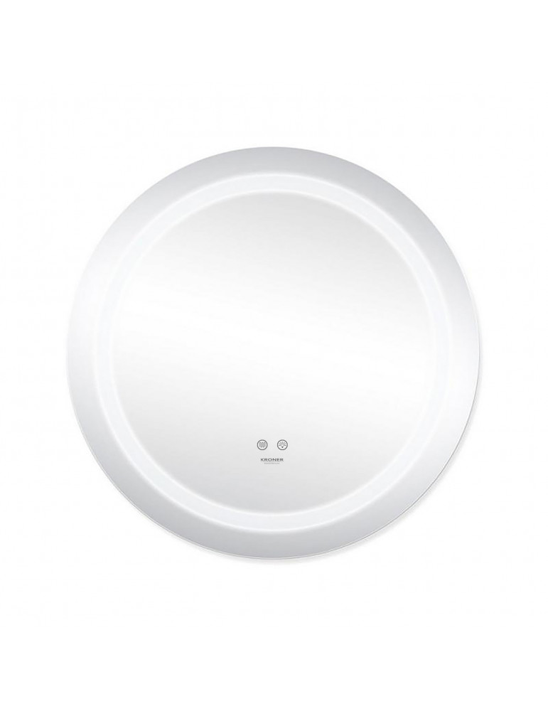 Дзеркало Kroner KRP Spiegel R2 - 6060 з LED-підсвічуванням та антизапотіванням | купити | SilverGoose.com.ua.com.ua