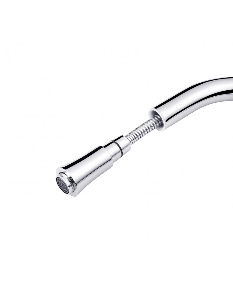 Змішувач для кухні з висувним виливом Kroner KRM - 11-013F | купити | SilverGoose.com.ua.com.ua