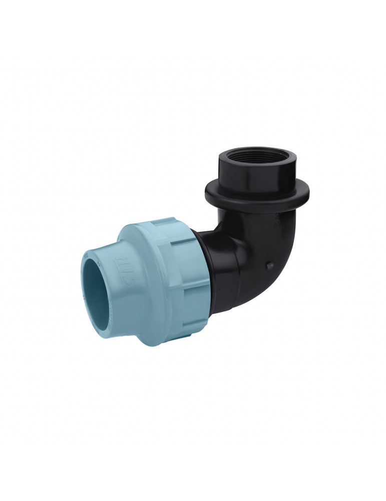 Коліно ПЕ STR 63х2" РВ | купити | SilverGoose.com.ua.com.ua