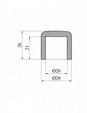 Заглушка PPR Baux 20 мм | купити | SilverGoose.com.ua.com.ua