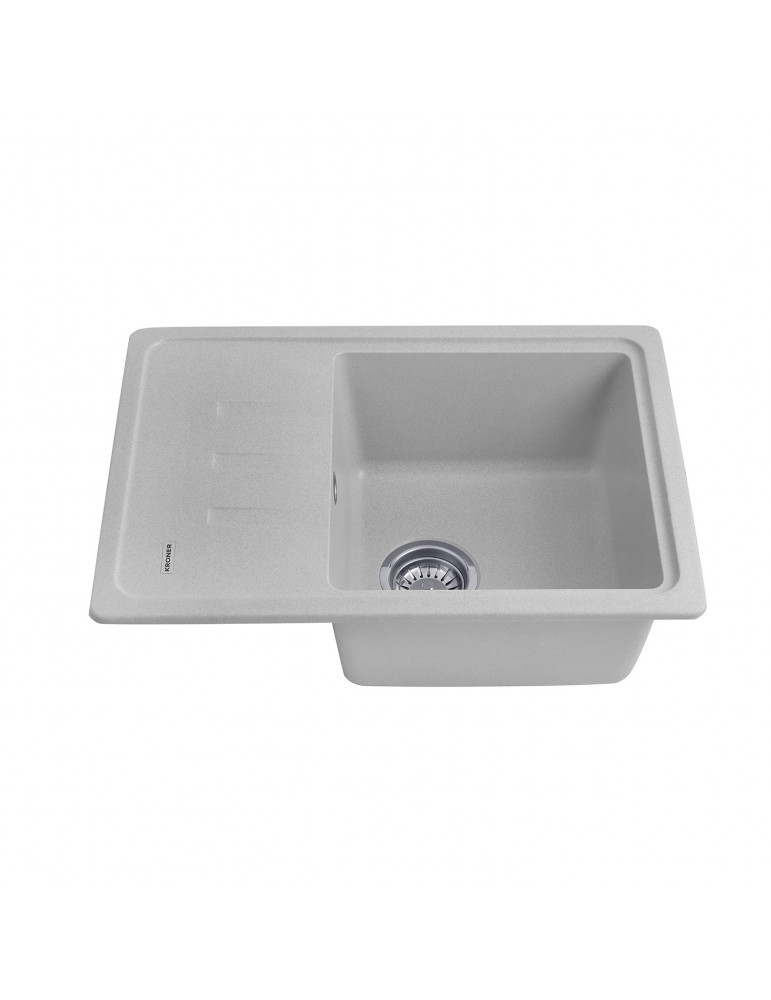 Кухонна мийка Kroner KRP Komposit GRA - 6243 | купити | SilverGoose.com.ua.com.ua