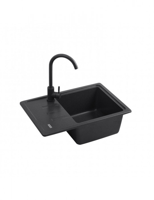 Кухонна мийка Kroner KRP Komposit GRB - 6243 | купити | SilverGoose.com.ua.com.ua