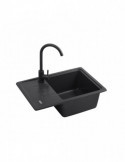 Кухонна мийка Kroner KRP Komposit GRB - 6243 | купити | SilverGoose.com.ua.com.ua