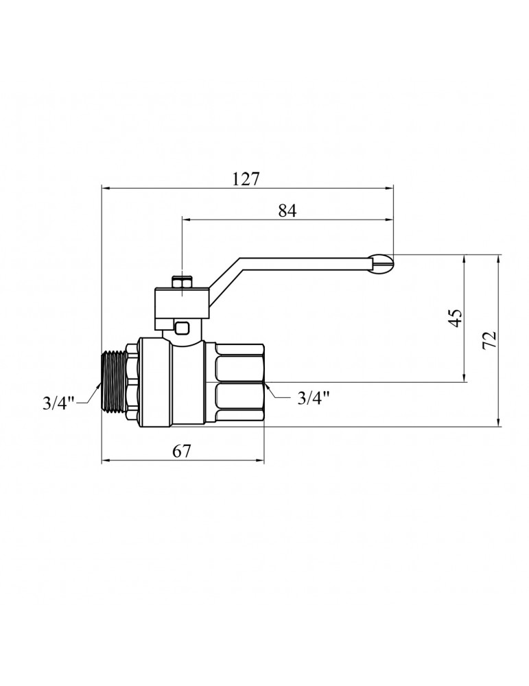 Кран кульовий STA "LB" 3/4" ВЗ PN40 зелена ручка, нікель | купити | SilverGoose.com.ua.com.ua