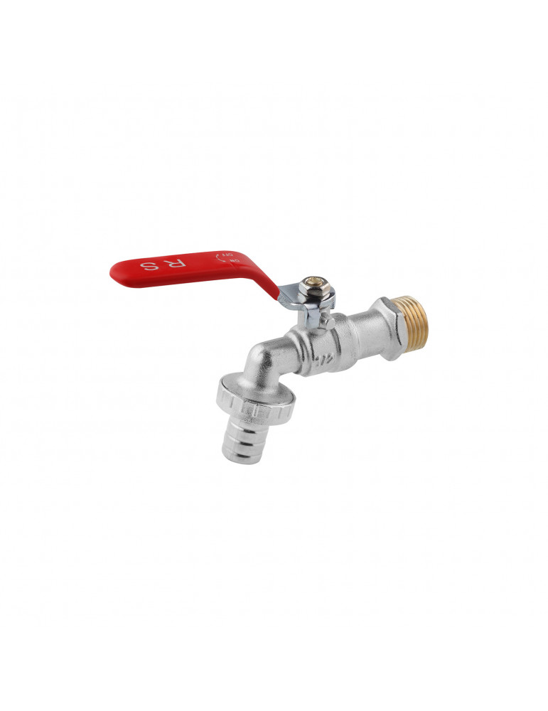 Кран кульовий для поливу STA 1/2" РЗ ручка, нікель | купити | SilverGoose.com.ua.com.ua