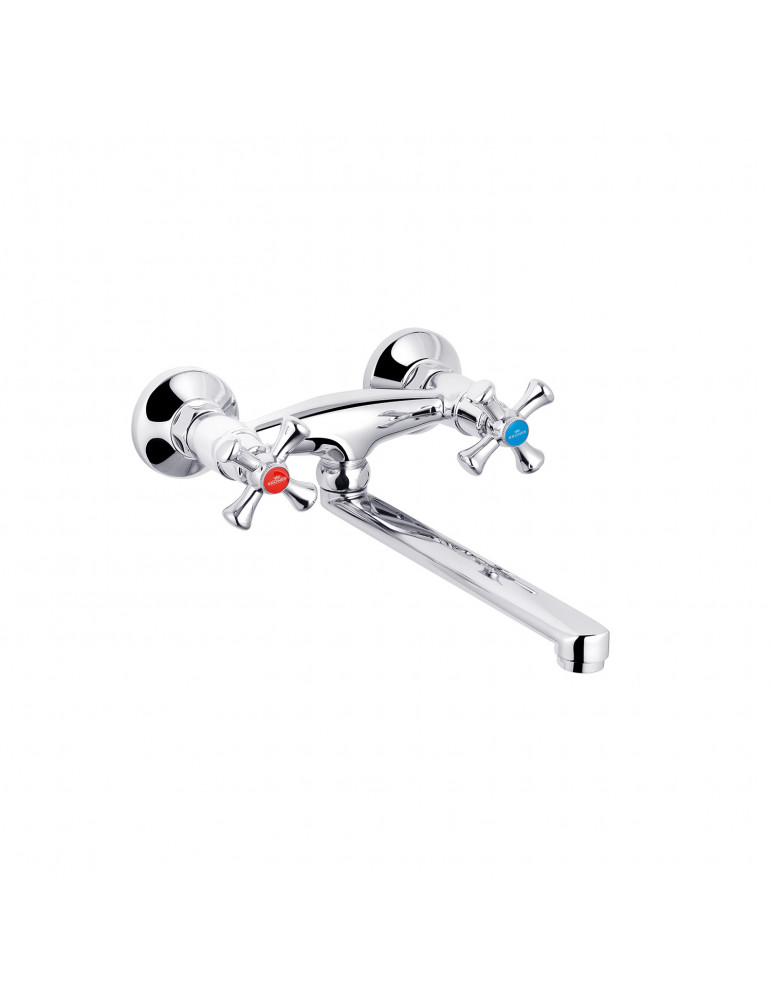 Змішувач для кухні настінний Kroner KRM Rhein - C040 | купити | SilverGoose.com.ua.com.ua