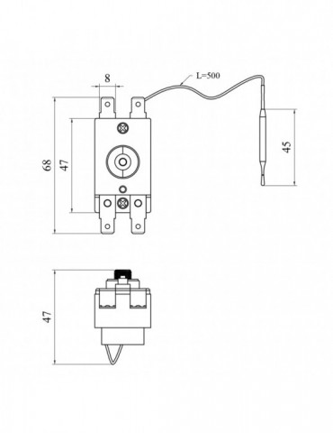 Термореле для водонагрівача Kroner 16А | купити | SilverGoose.com.ua.com.ua