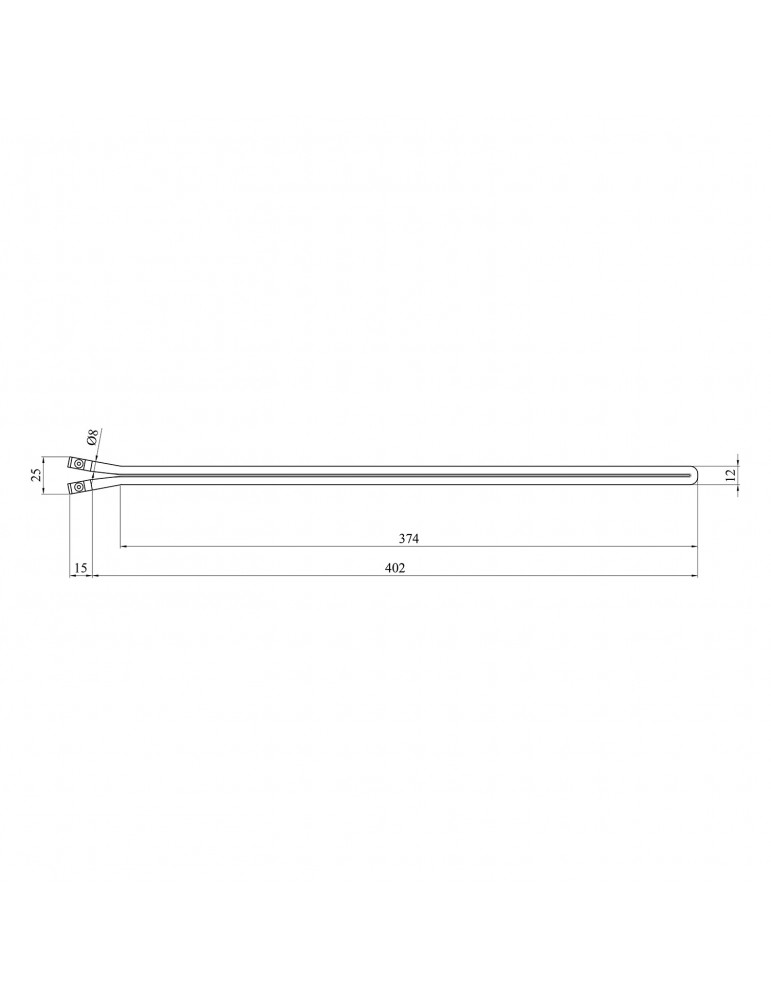 Тен для водонагрівача Kroner Flacher 800Вт | купити | SilverGoose.com.ua.com.ua