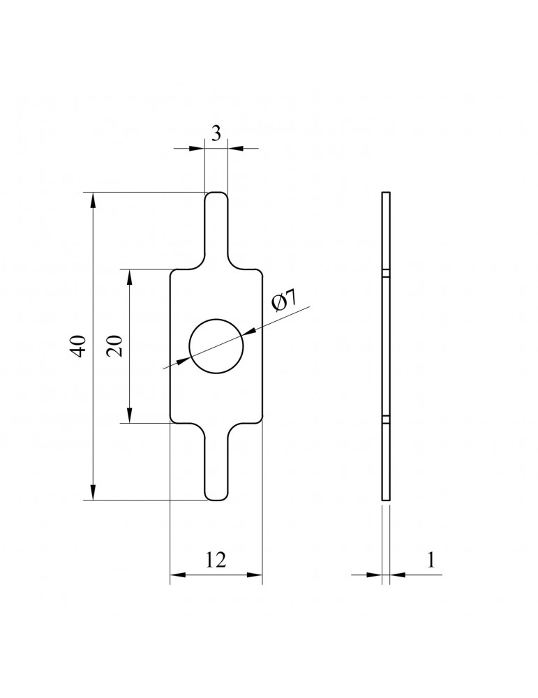 Металевий фіксатор ТЕНів Kroner Flacher | купити | SilverGoose.com.ua.com.ua