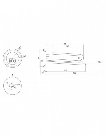Тен для водонагрівача Kroner Runder 2000Вт | купити | SilverGoose.com.ua.com.ua