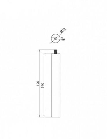 Анод магнієвий Kroner Runder 160х20 | купити | SilverGoose.com.ua.com.ua