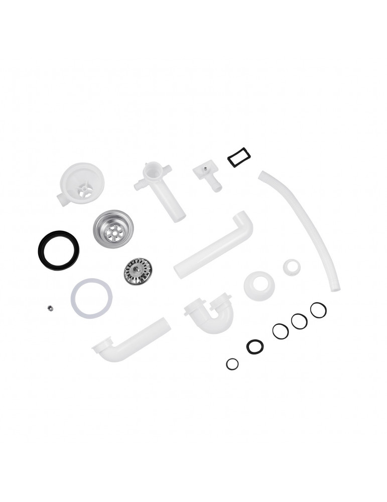 Сифон для кухонної мийки Kroner KRP Siphon - 010 3 1/2"х40 мм | купити | SilverGoose.com.ua.com.ua