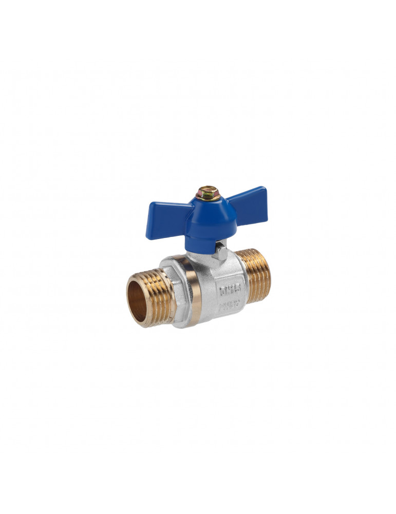 Кран кульовий Valves 1/2" ЗЗ PN30 синій метелик | купити | SilverGoose.com.ua.com.ua