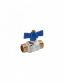 Кран кульовий Valves 1/2" ЗЗ PN30 синій метелик
