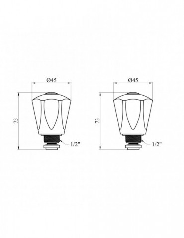 Головка вентильна LexLine М18х1 (в комплекті до змішувача) латунна УК1394-Вк6 | купити | SilverGoose.com.ua.com.ua