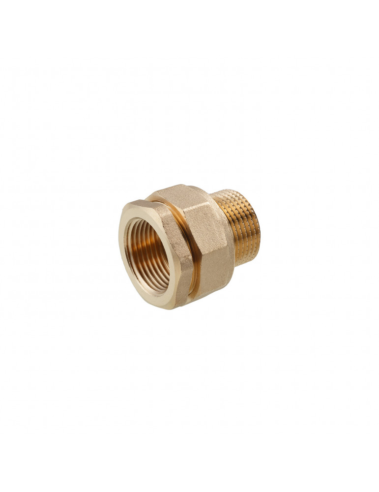 Згін-американка пряма LexLine 1" ВЗ під конус латунна УК0815-В | купити | SilverGoose.com.ua.com.ua