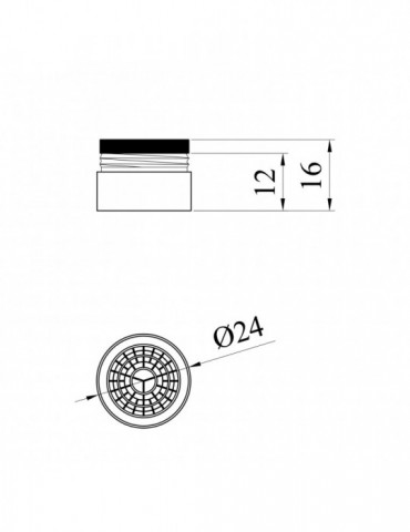 Аератор для змішувача Kroner KRP - SCH924 з зовнішньою різьбою | купити | SilverGoose.com.ua.com.ua