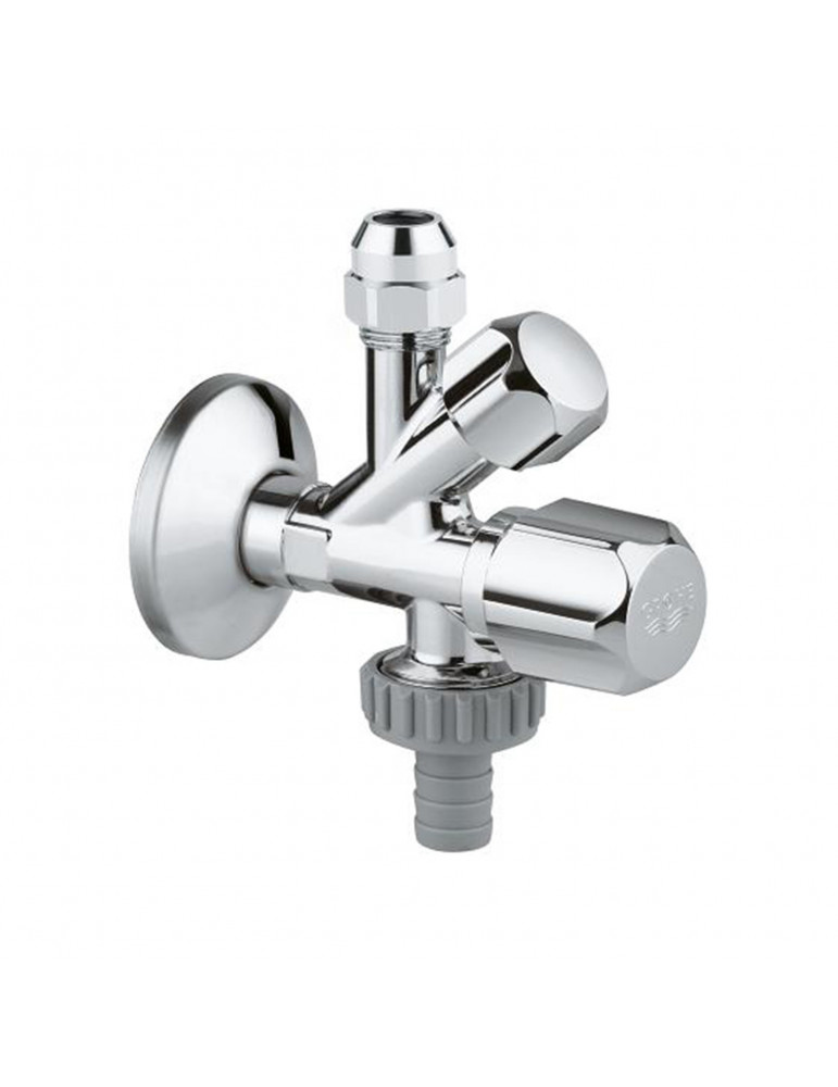 Кран приладовий Grohe 22036000 1/2"х3/8"х3/4" | купити | SilverGoose.com.ua.com.ua