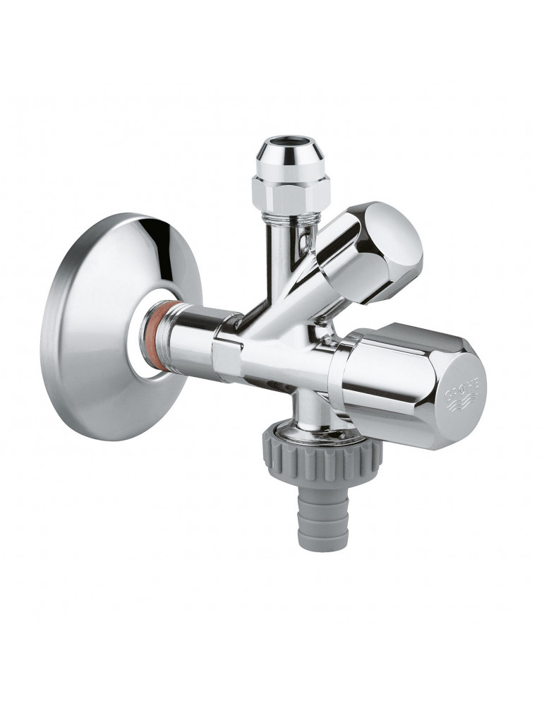 Кран приладовий Grohe 22036000 1/2"х3/8"х3/4" | купити | SilverGoose.com.ua.com.ua