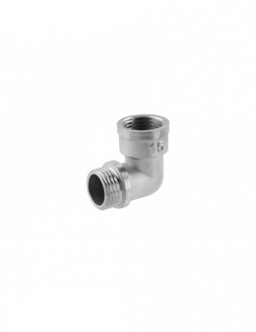 Кутник посилений LexLine 1/2" ВЗ нікель НК0122-Вн