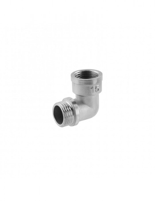 Кутник посилений LexLine 1/2" ВЗ нікель НК0122-Вн | купити | SilverGoose.com.ua.com.ua