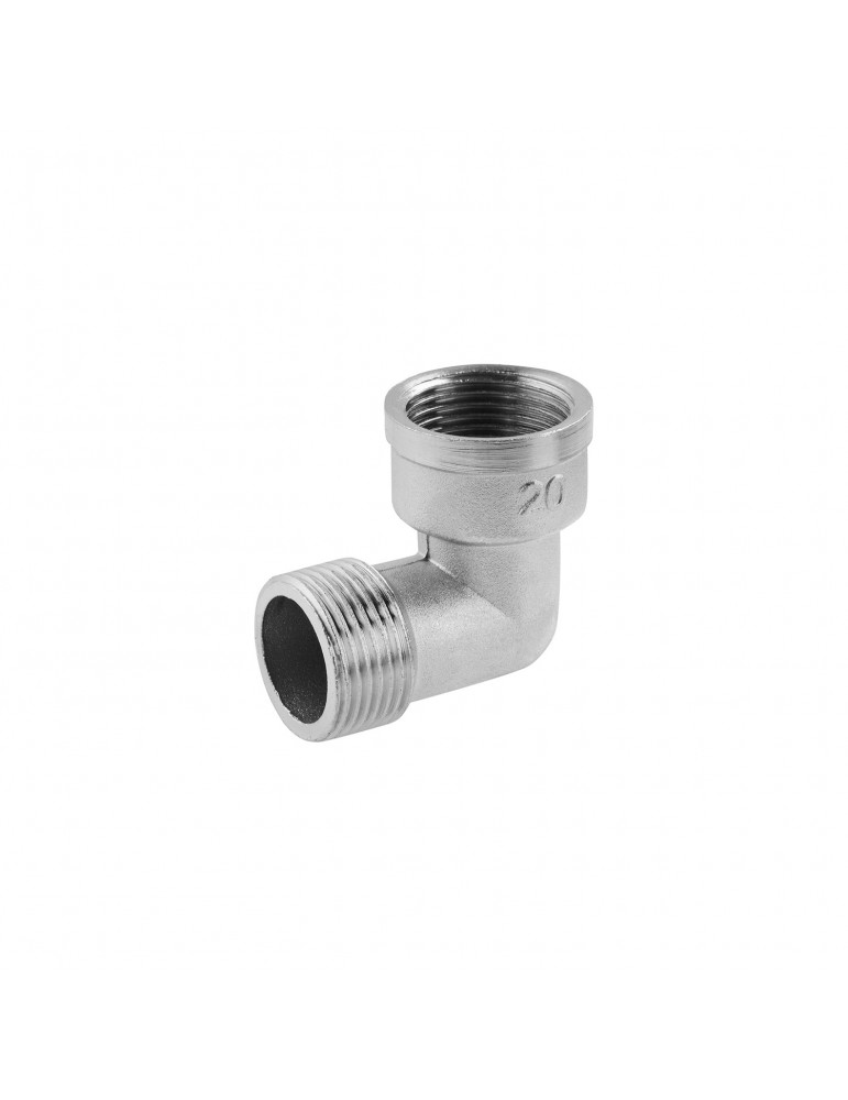 Кутник посилений LexLine 3/4" ВЗ нікель НК0120-1-Вн | купити | SilverGoose.com.ua.com.ua