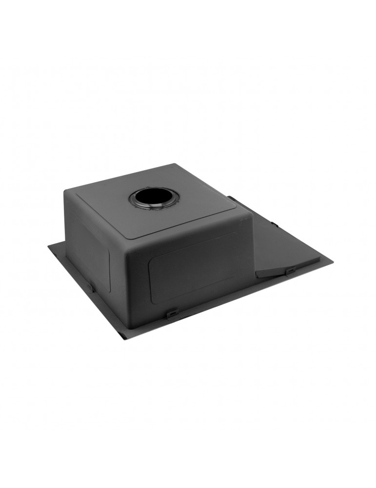 Кухонна мийка Kroner KRP Schwarze - 6350RHM PVD (3.0/1.0 мм) | купити | SilverGoose.com.ua.com.ua