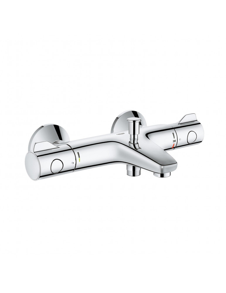 Змішувач для ванни Grohe Grohtherm 800 34567000 з душовим гарнітуром 27853001 (34567001) | купити | SilverGoose.com.ua.com.ua