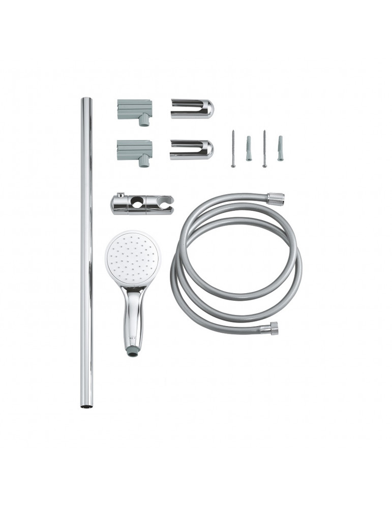 Змішувач для ванни Grohe Grohtherm 800 34567000 з душовим гарнітуром 27853001 (34567001) | купити | SilverGoose.com.ua.com.ua