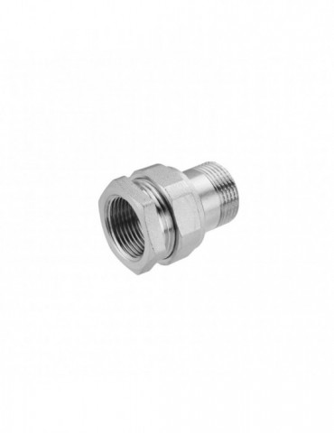 Згін-американка пряма посилена LexLine 3/4" ВЗ під конус нікель НК0813-Вн