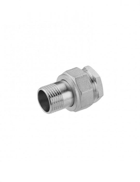 Згін-американка пряма посилена LexLine 1/2" ВЗ під конус нікель НК0811-Вн | купити | SilverGoose.com.ua.com.ua