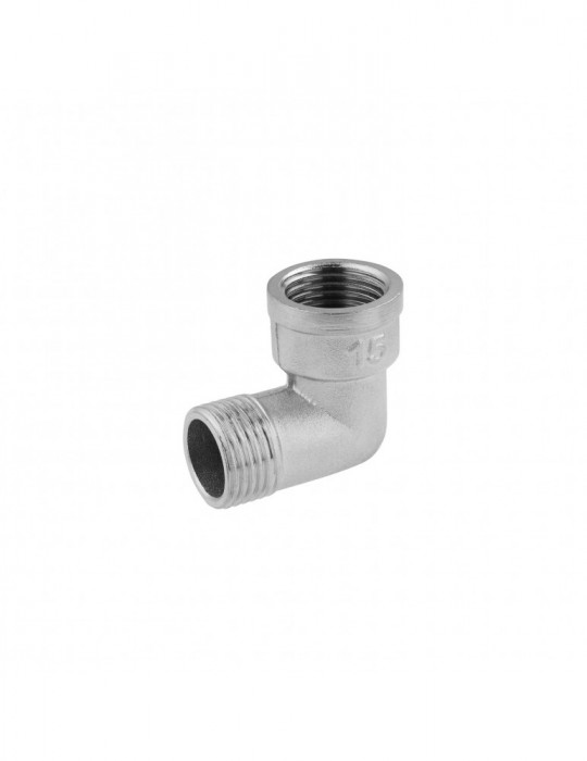 Кутник посилений LexLine 1/2" ВЗ нікель НК0122-1Вн | купити | SilverGoose.com.ua.com.ua