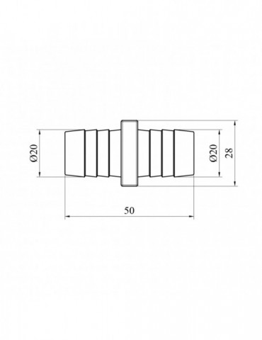 Трубка з'єднувальна LexLine D20 латунна УК1659 | купити | SilverGoose.com.ua.com.ua