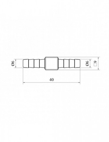 Трубка з'єднувальна LexLine D6 латунна УК1651 | купити | SilverGoose.com.ua.com.ua