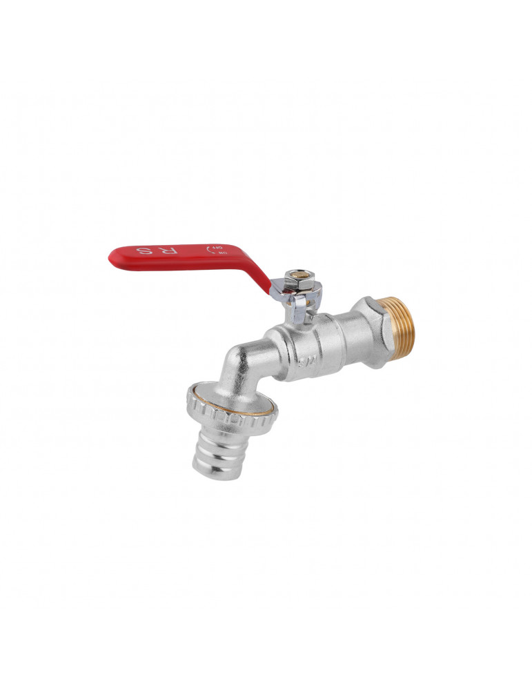 Кран кульовий для поливу STA 3/4" РЗ ручка, нікель | купити | SilverGoose.com.ua.com.ua