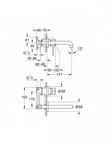 Змішувач для раковини Grohe BauClassic 2029200C | купити | SilverGoose.com.ua.com.ua