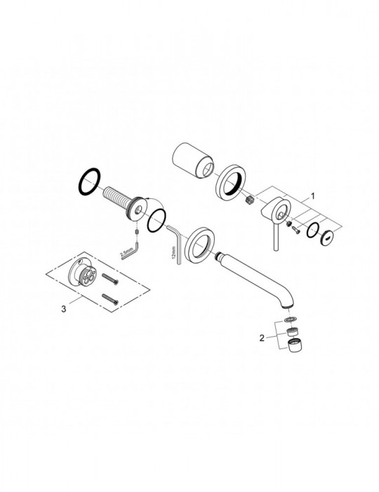 Змішувач для раковини Grohe BauClassic 2029200C | купити | SilverGoose.com.ua.com.ua