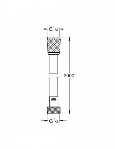 Шланг для душу Grohe VitalioFlex Comfort 2000 мм 27173002 | купити | SilverGoose.com.ua.com.ua