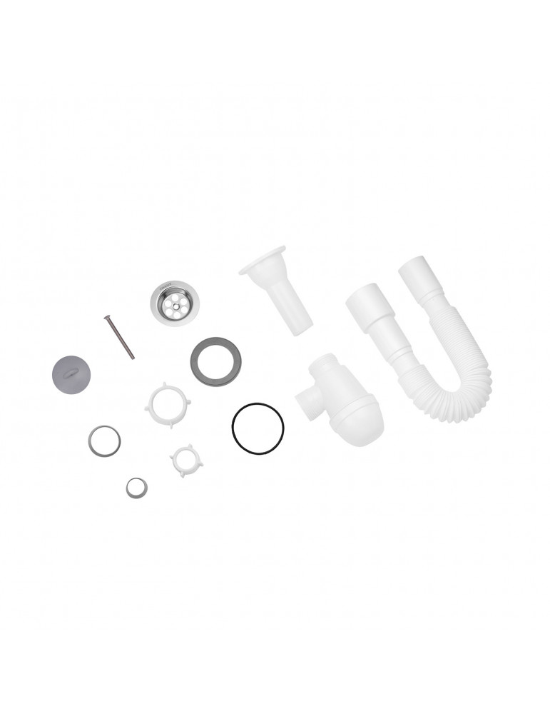 Сифон для раковини Kroner KRP - TB01 1 1/2"х40/50 мм | купити | SilverGoose.com.ua.com.ua