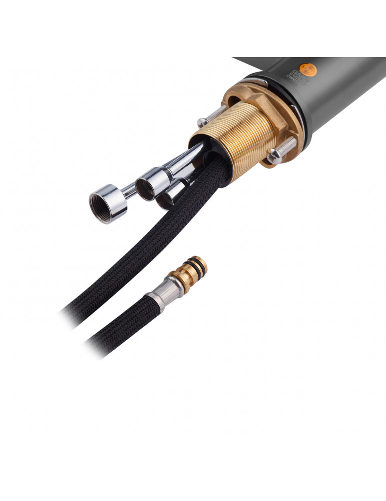 Змішувач для кухні з висувним виливом Kroner KRP Graz - GRP030-T | купити | SilverGoose.com.ua.com.ua