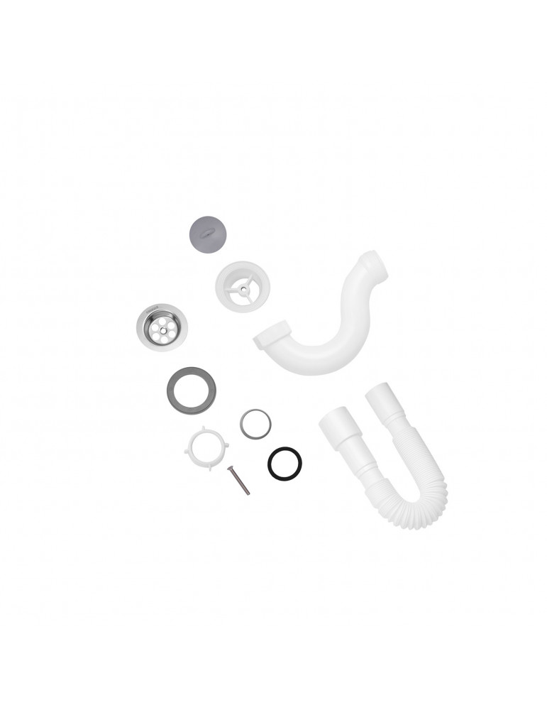 Сифон для душового піддона Kroner KRP - ST01 1 1/2"х40/50 мм прямоточний | купити | SilverGoose.com.ua.com.ua