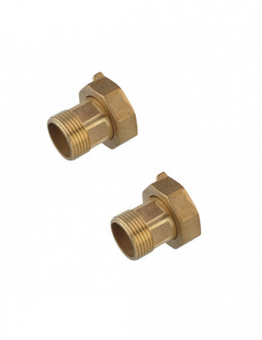 Згін для лічильника Nikiforov 1 1/4" латунний (пара) | купити | SilverGoose.com.ua.com.ua