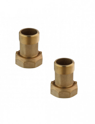 Згін для лічильника Nikiforov 1 1/2" латунний (пара)